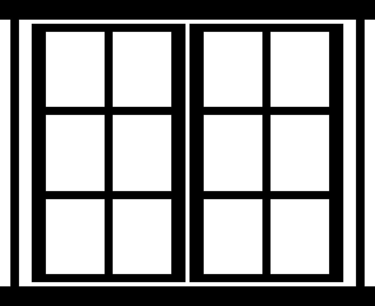 Window icon set. showing different architectural. building and construction. Home Renovation. architectural symbols. Ideal home design vector