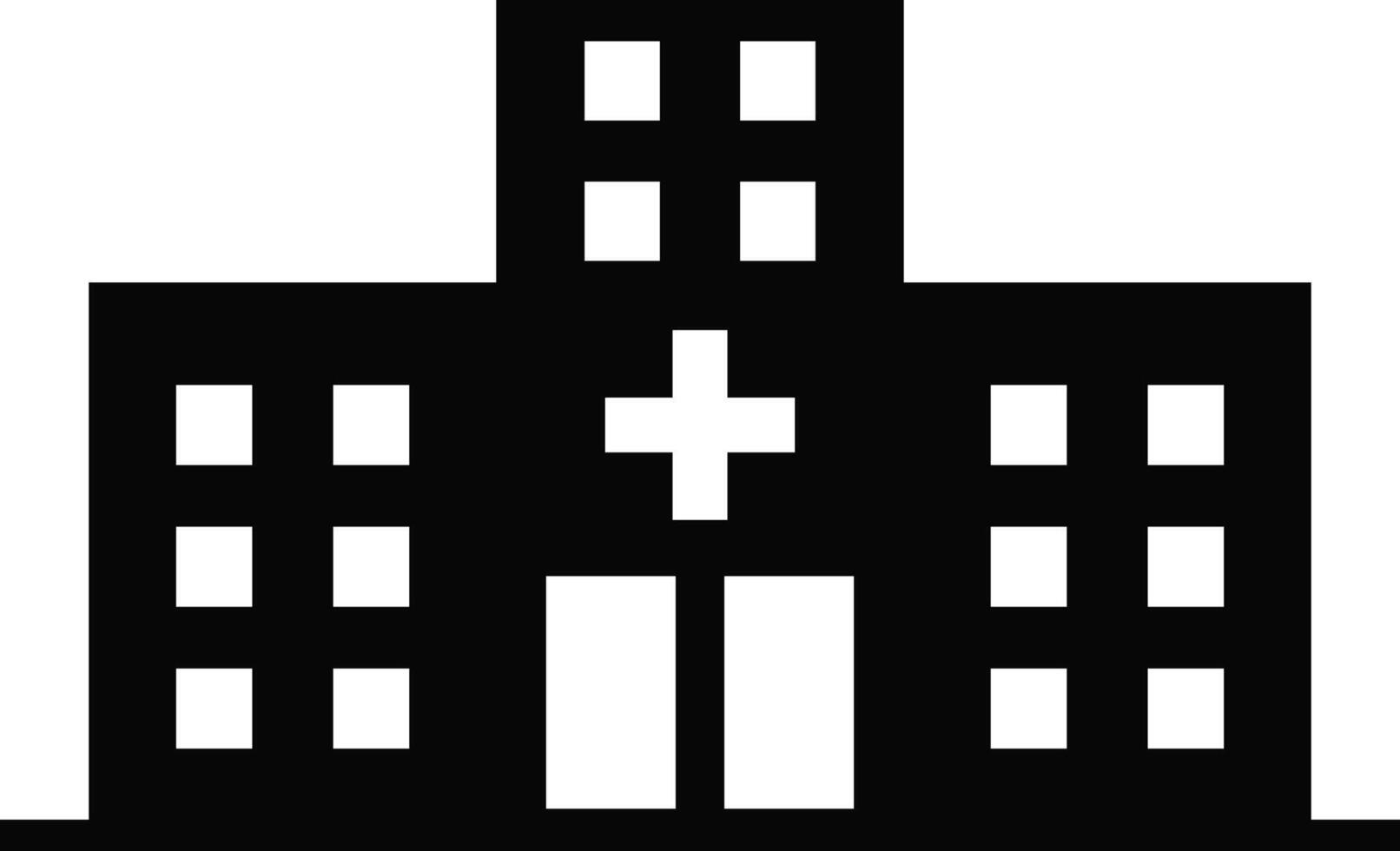 Hospital icon set. medical building. Healthcare and Medicine. help symbol. infirmary logo. Ambulance mark. Emergency Services vector