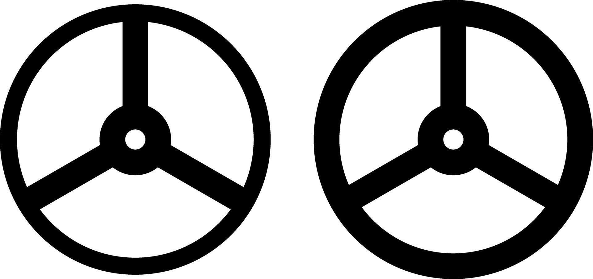 steering wheel icon. Business concept car wheel. steer sign . driving symbol vector