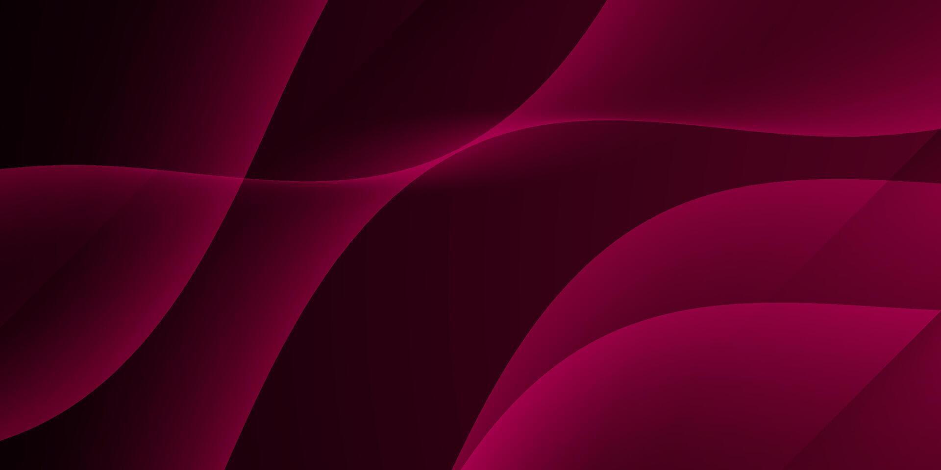 Abstract dark red overlap wave realistic design background. Trendy shapes wave element background. vector