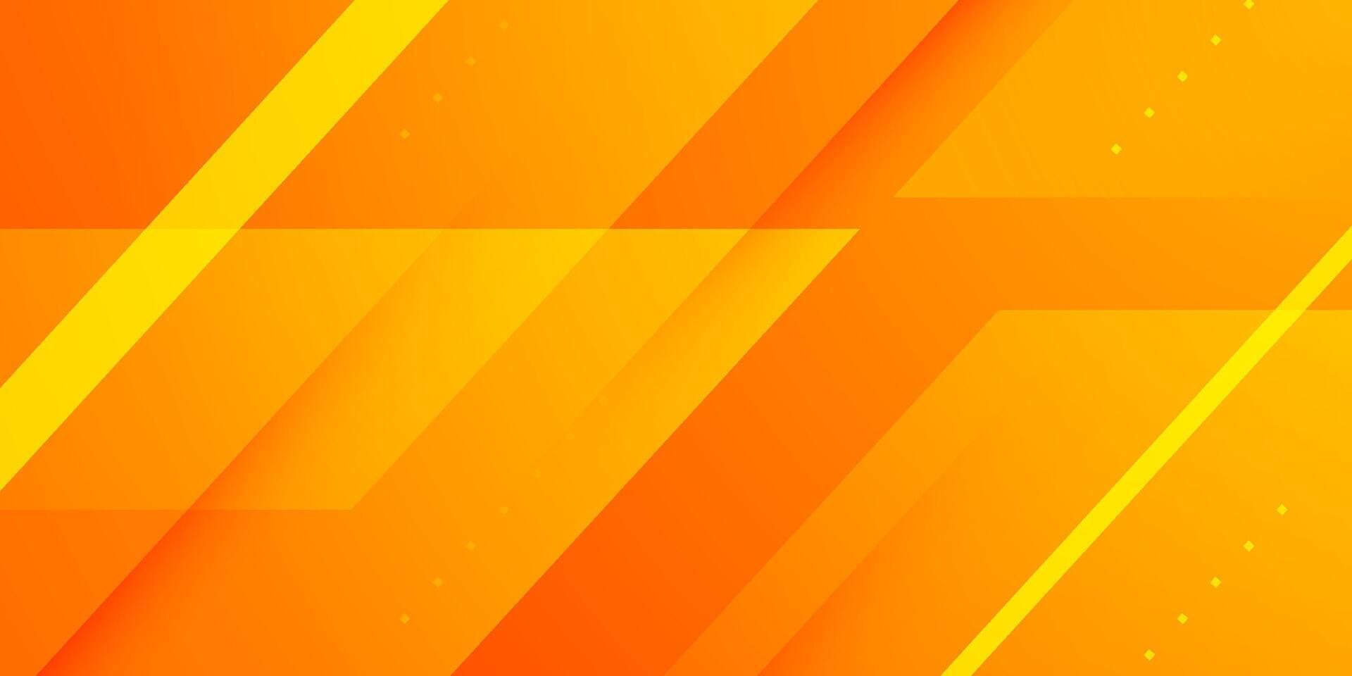Abstract colorful orange overlap triangle background. Trendy shapes overlap pattern with shadow and lines. vector