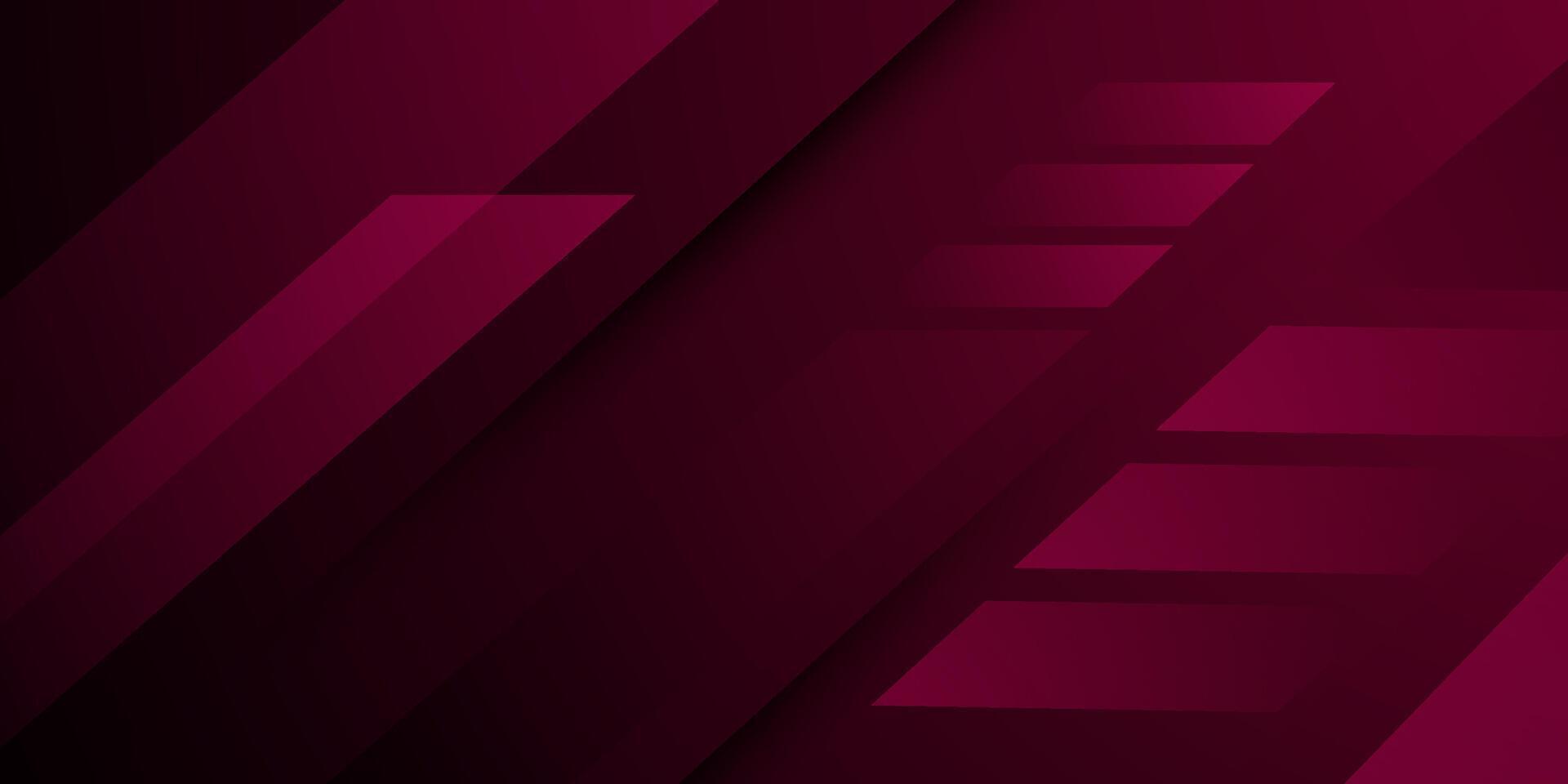 Abstract dark red futuristic background. Trendy shapes geometric pattern. vector