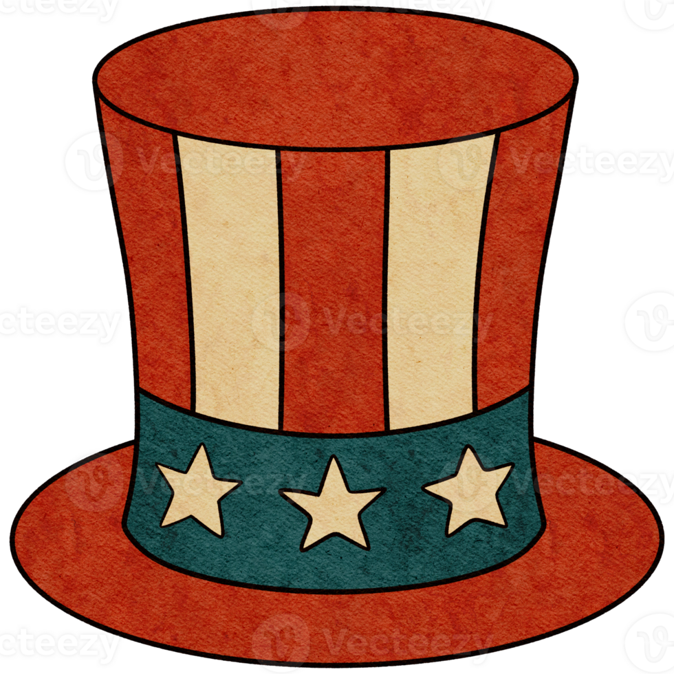 Retro Uncle Sam Hat png