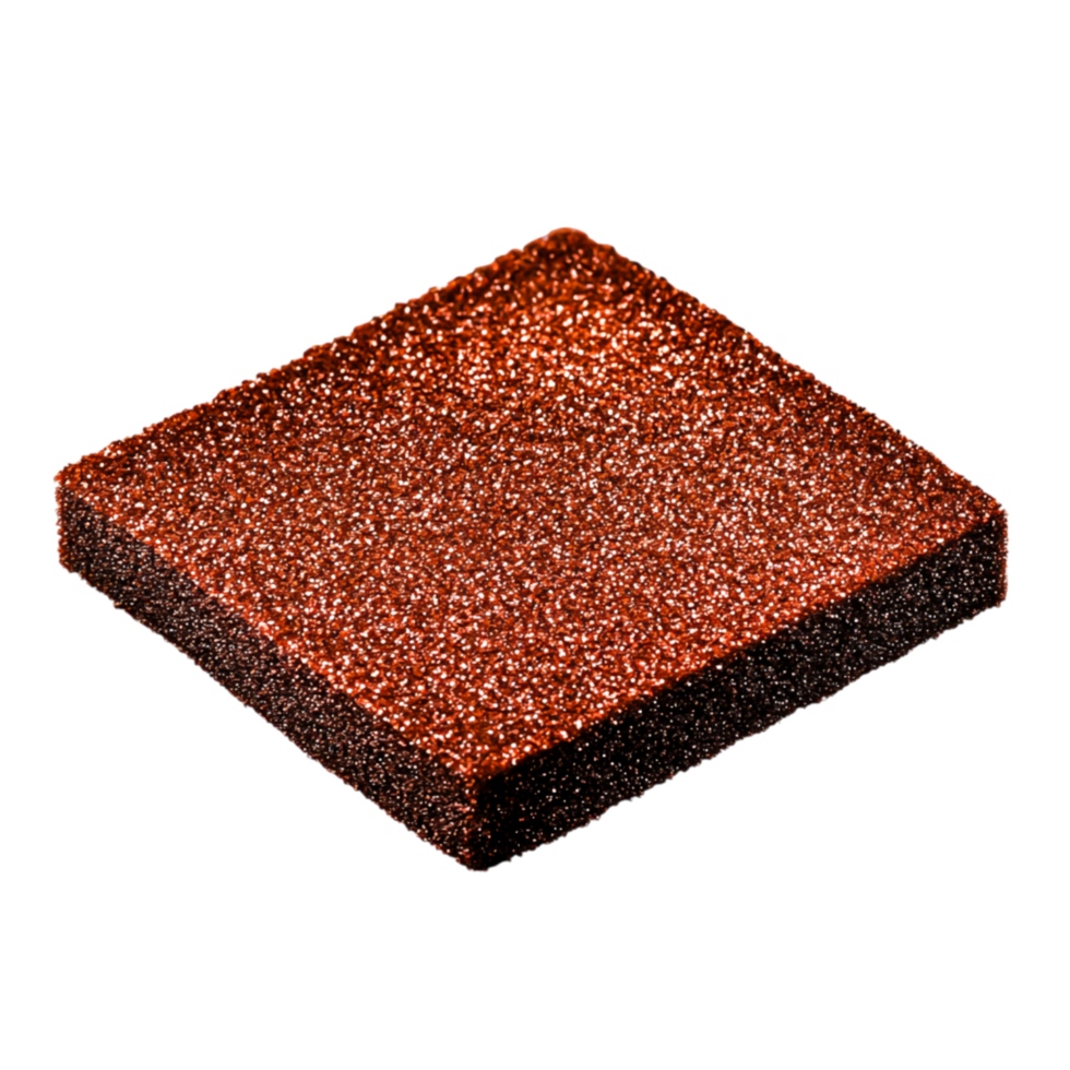 Shimmering Square Glitter Art Piece with Sparkling Texture and Rich Color Tone png