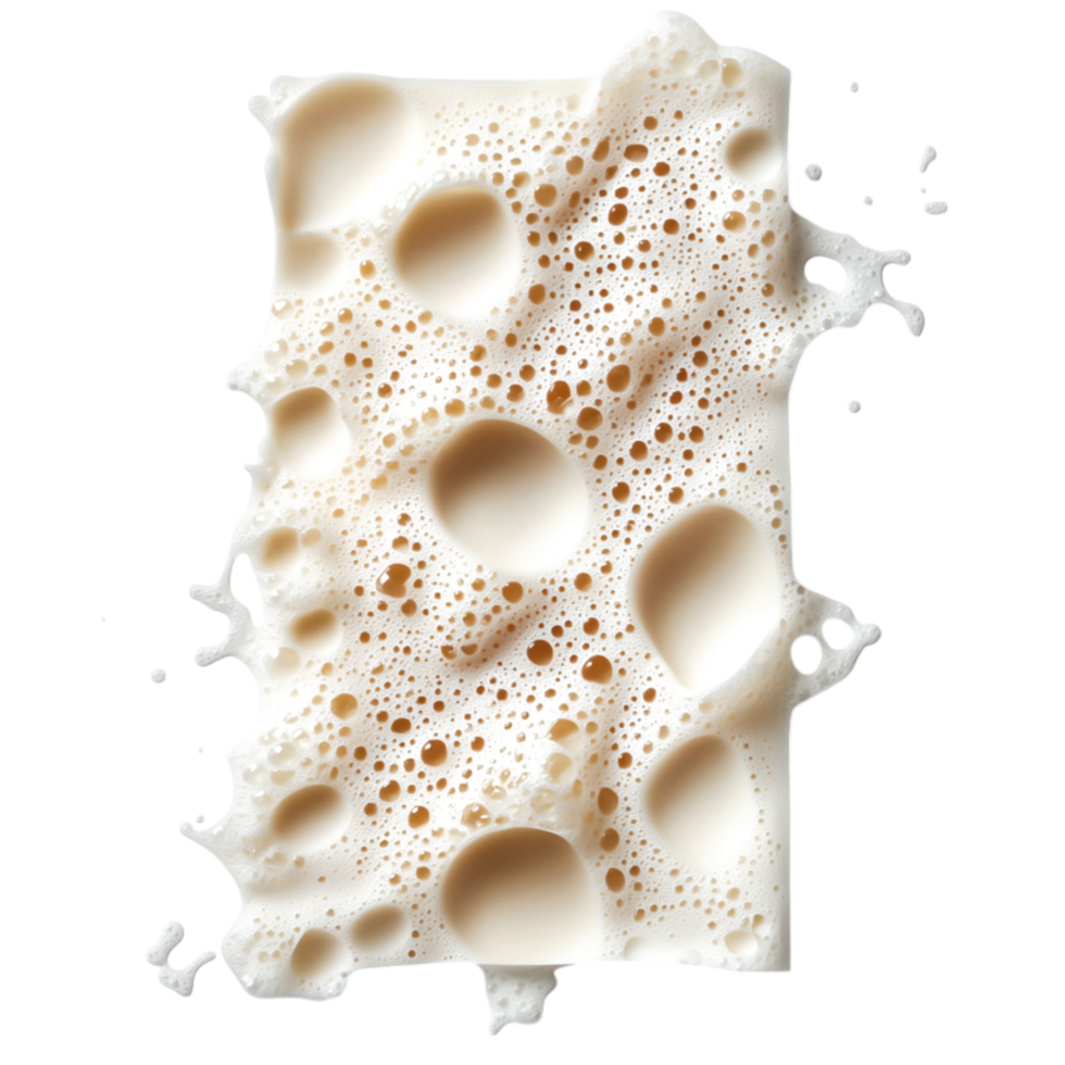 Creamy frothy texture resembling beer foam white backdrop for culinary use png