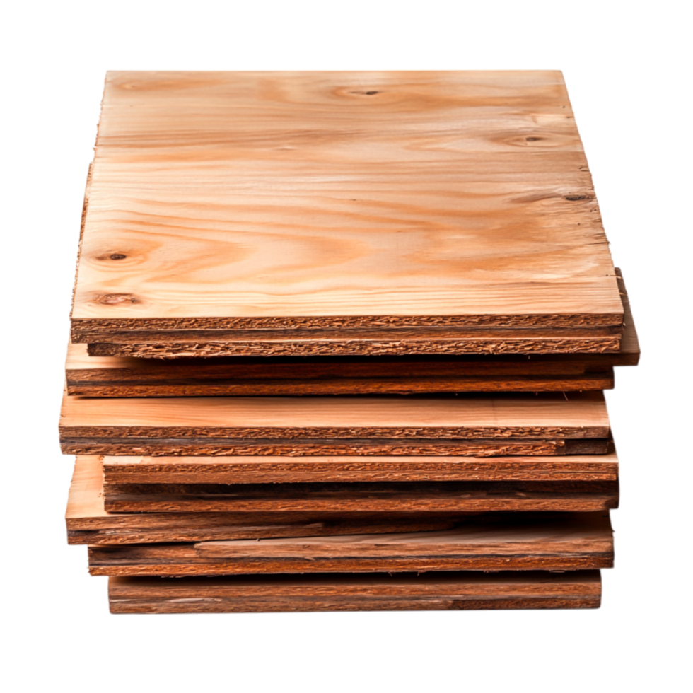 Stack of Smooth Wooden Planks Ready for Various Constructind Craft Projects png