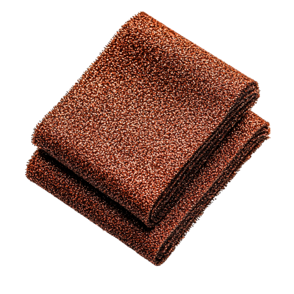Sparkling Copper Fabric with Shimmering Texture for Versatile Design Projects png