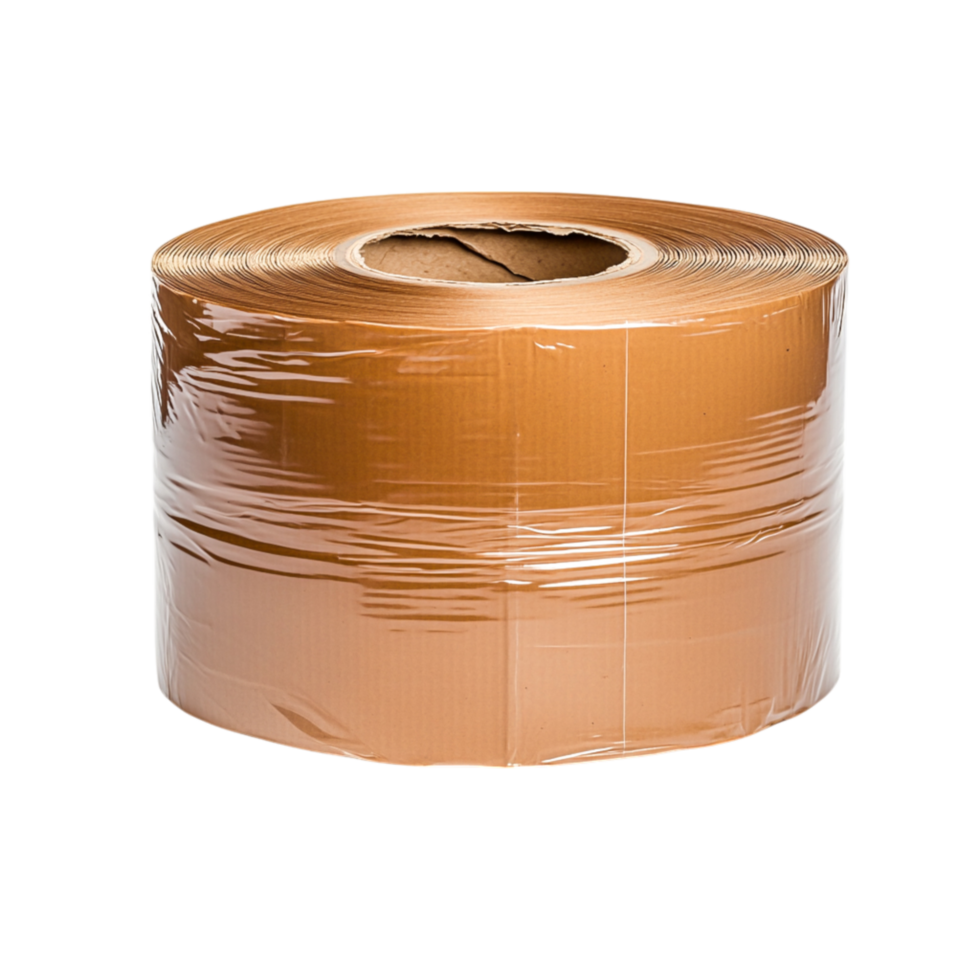 Brown Packing Tape on Roll for Shipping and Moving Supplies in Home or Office png