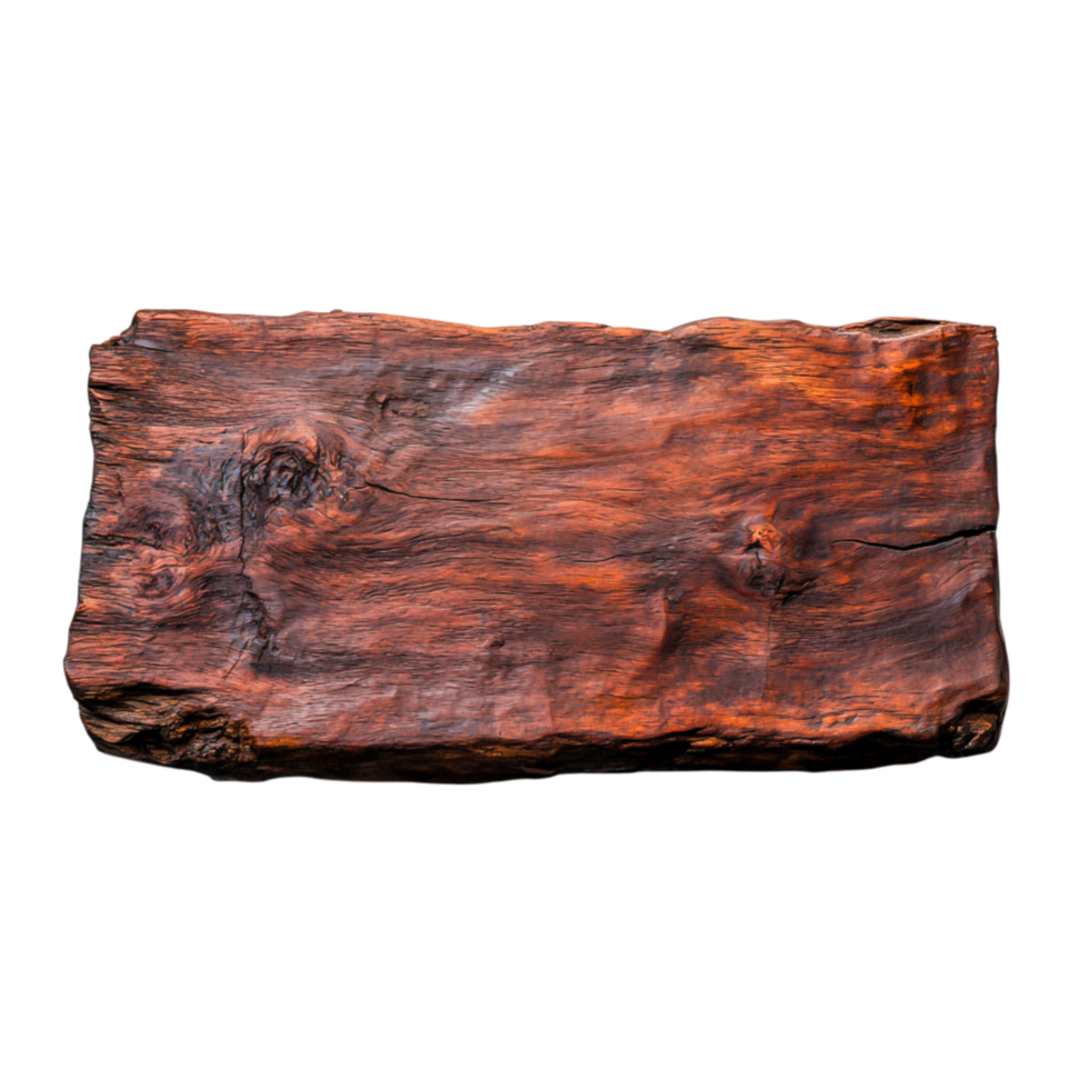 Rustic Wooden Plank with Rich Grain Patterns and Natural Texture for Creative Use png