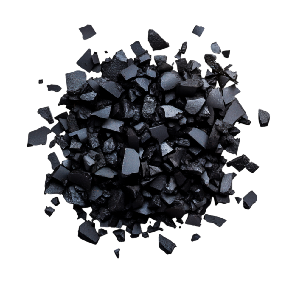 Black Crushed Stones Background for Art and Decoration Use png