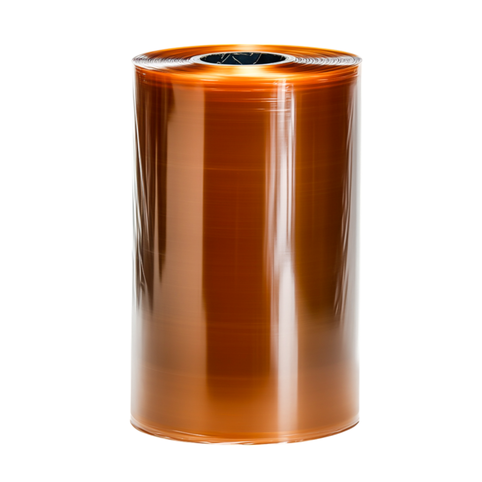 Transparent roll of protective film for packaging needs png