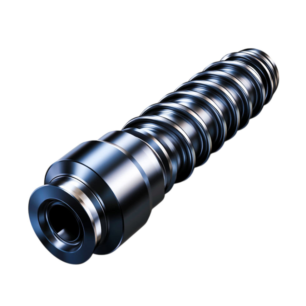 High-Quality Metallic Screw with Threaded Design for Industrial Applications png