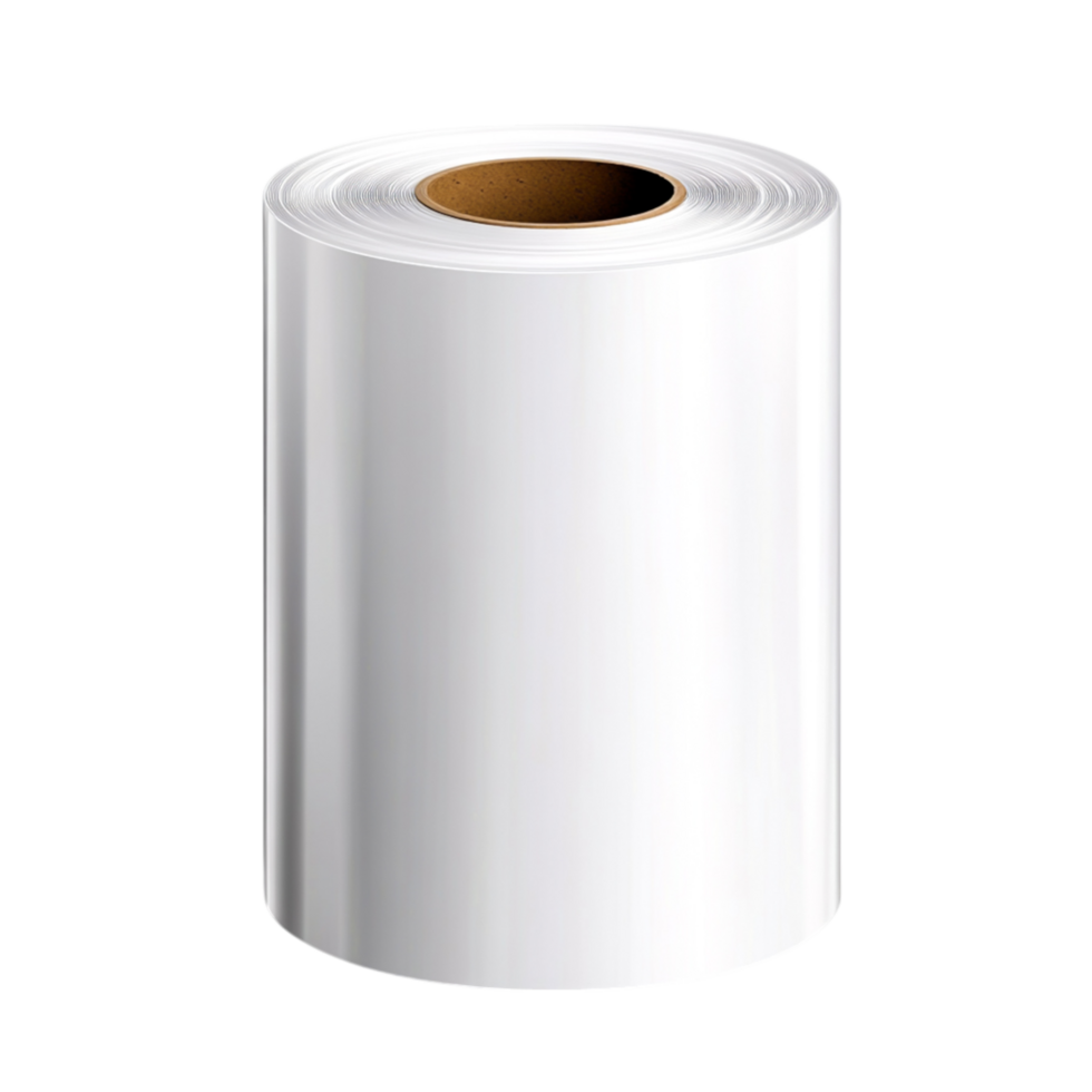 Roll of White Paper for Printing and Crafting Projects in a Minimalist Style png