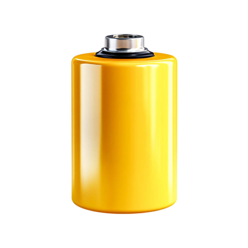 Bright Yellow Battery for Energy and Power Concepts png