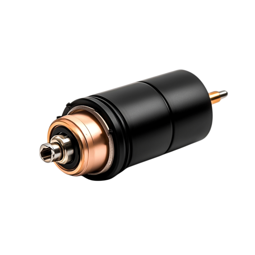 Precision Engine Component with Copper and Black Finish for Automotive Applications png