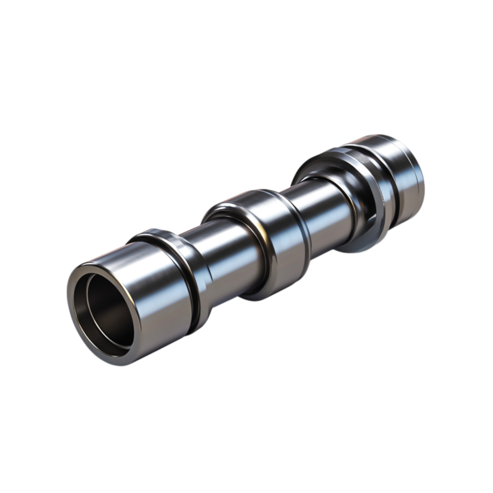 Metallic Camshaft Component for Engine Mechanism in Automotive Industry png