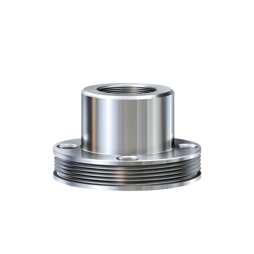 Metallic Flange Component for Industrial Engineering and Mechanical Applications png