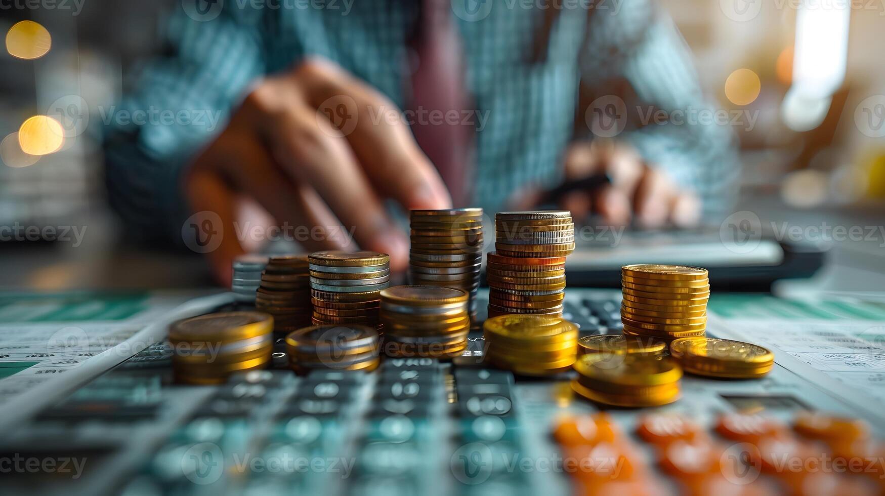 tax advisor helping clients optimize tax strategies in their investment portfolio. photo