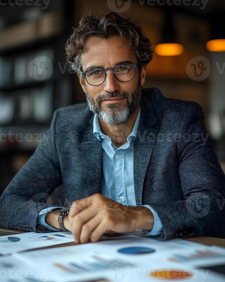 Financial consultant presenting year-end tax strategy, one-on-one professional setup, photo