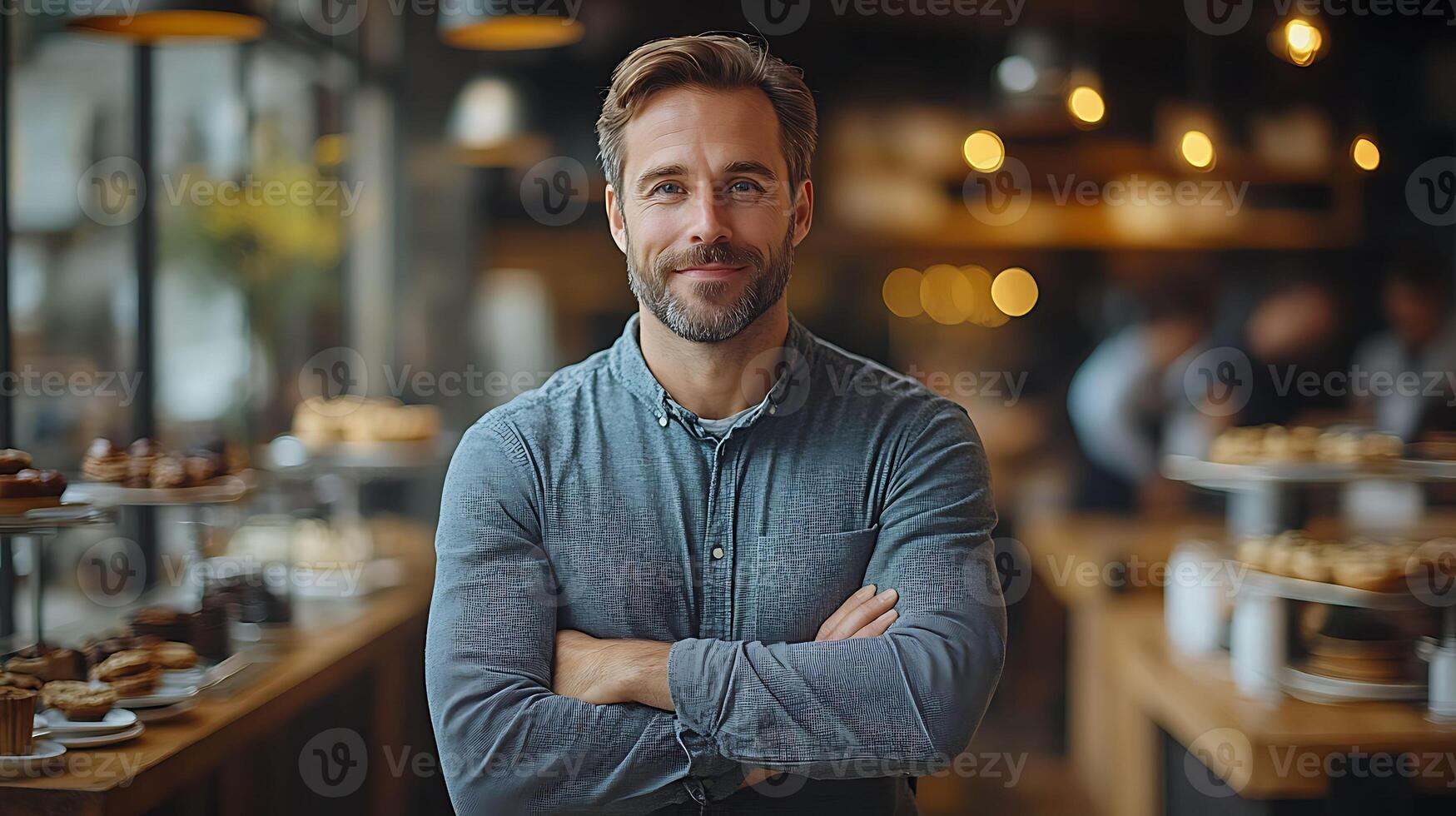 startup founder pitching idea to investors in modern meeting room, photo