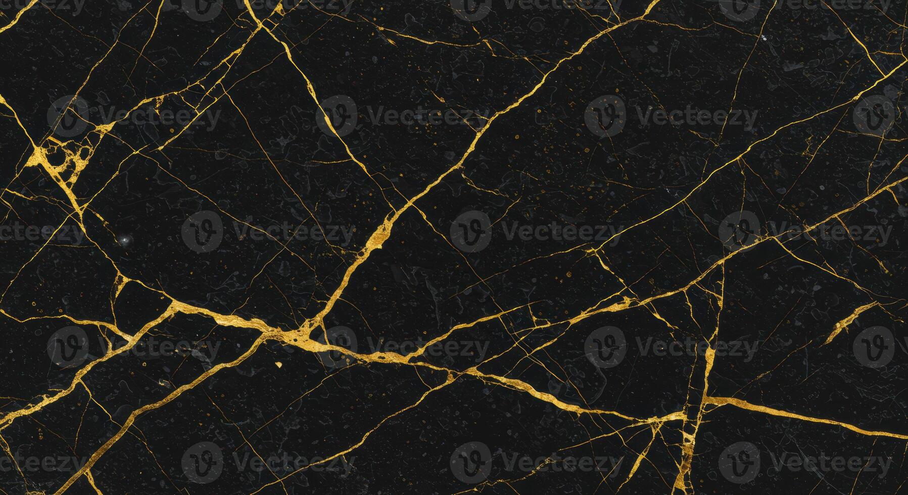 Black marble texture with stunning golden veins creating a luxurious backdrop. photo