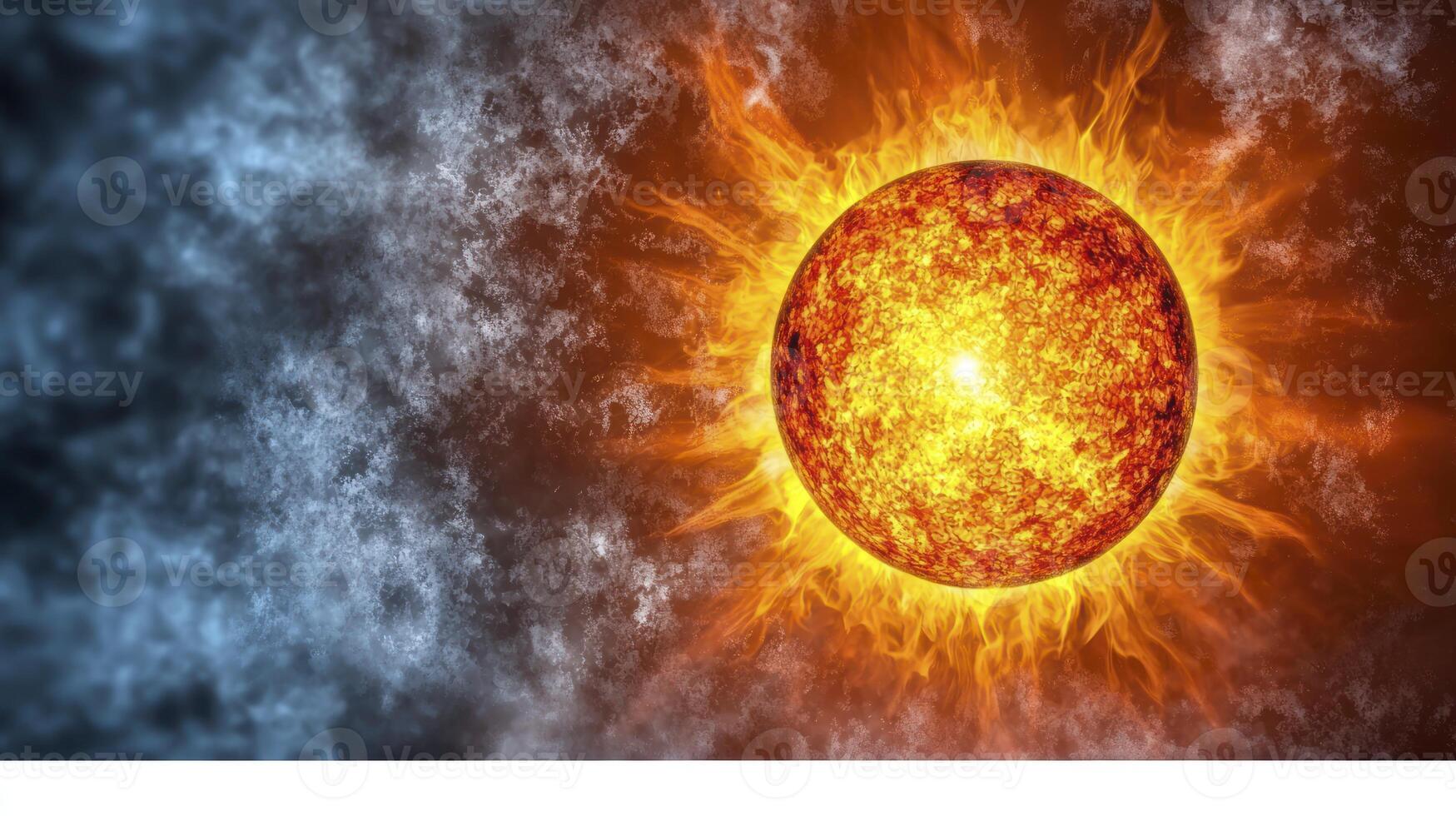 The sun is shown in this image photo