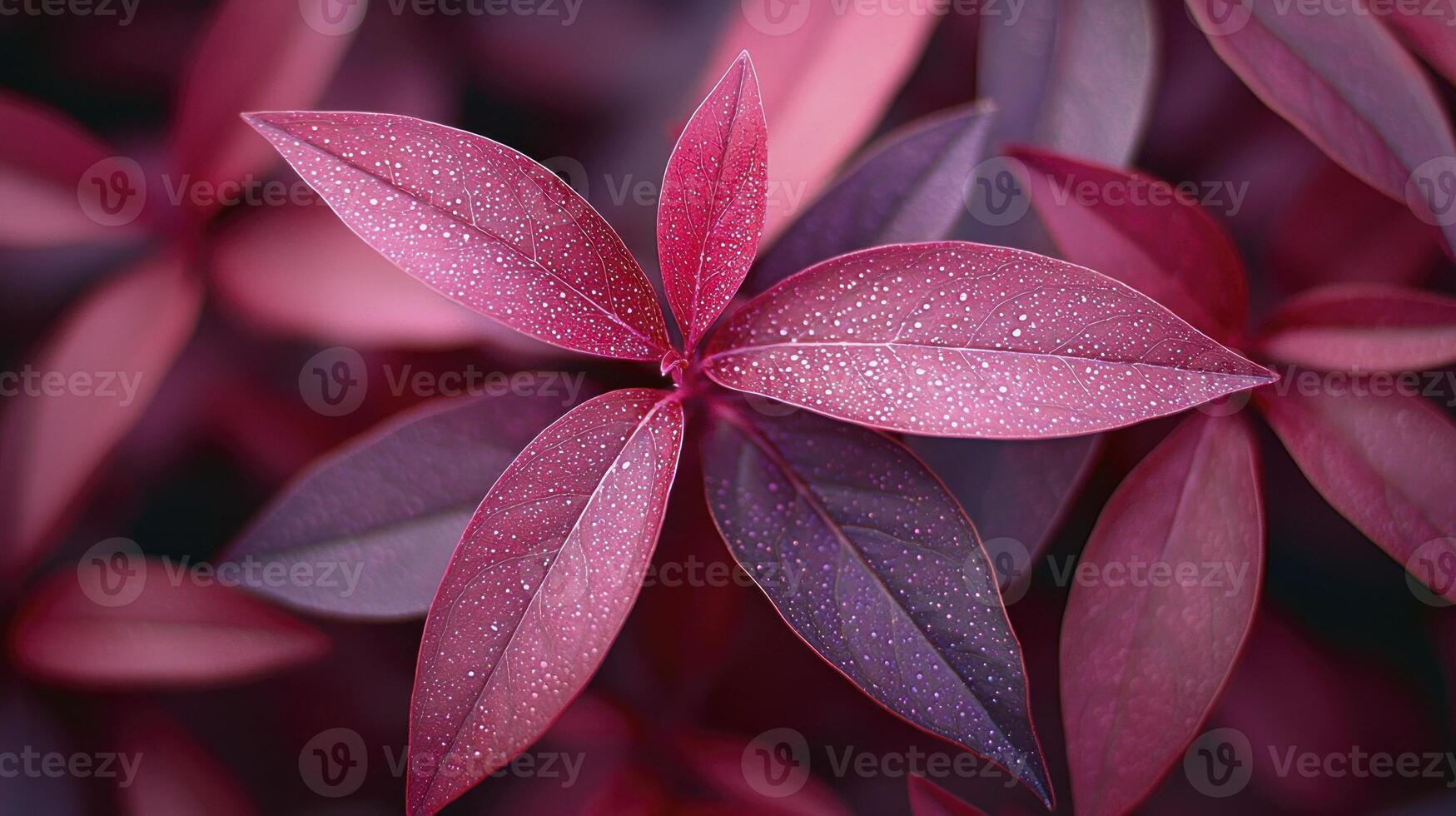 A close up of a plant with red leaves photo