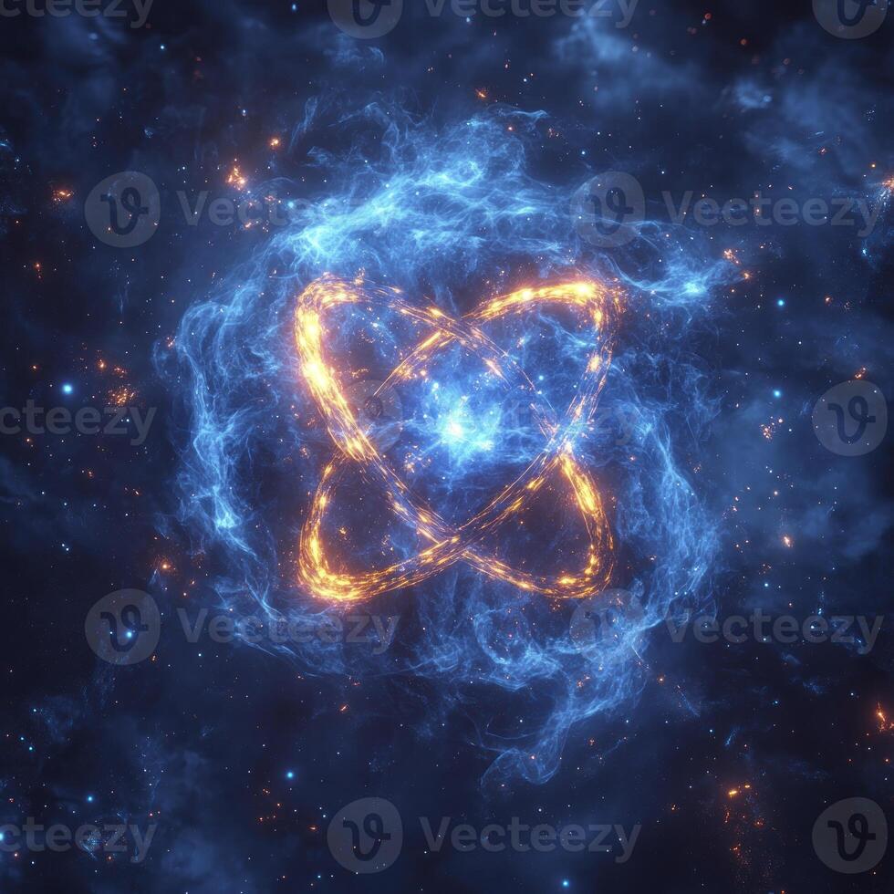 An image of a star in space photo