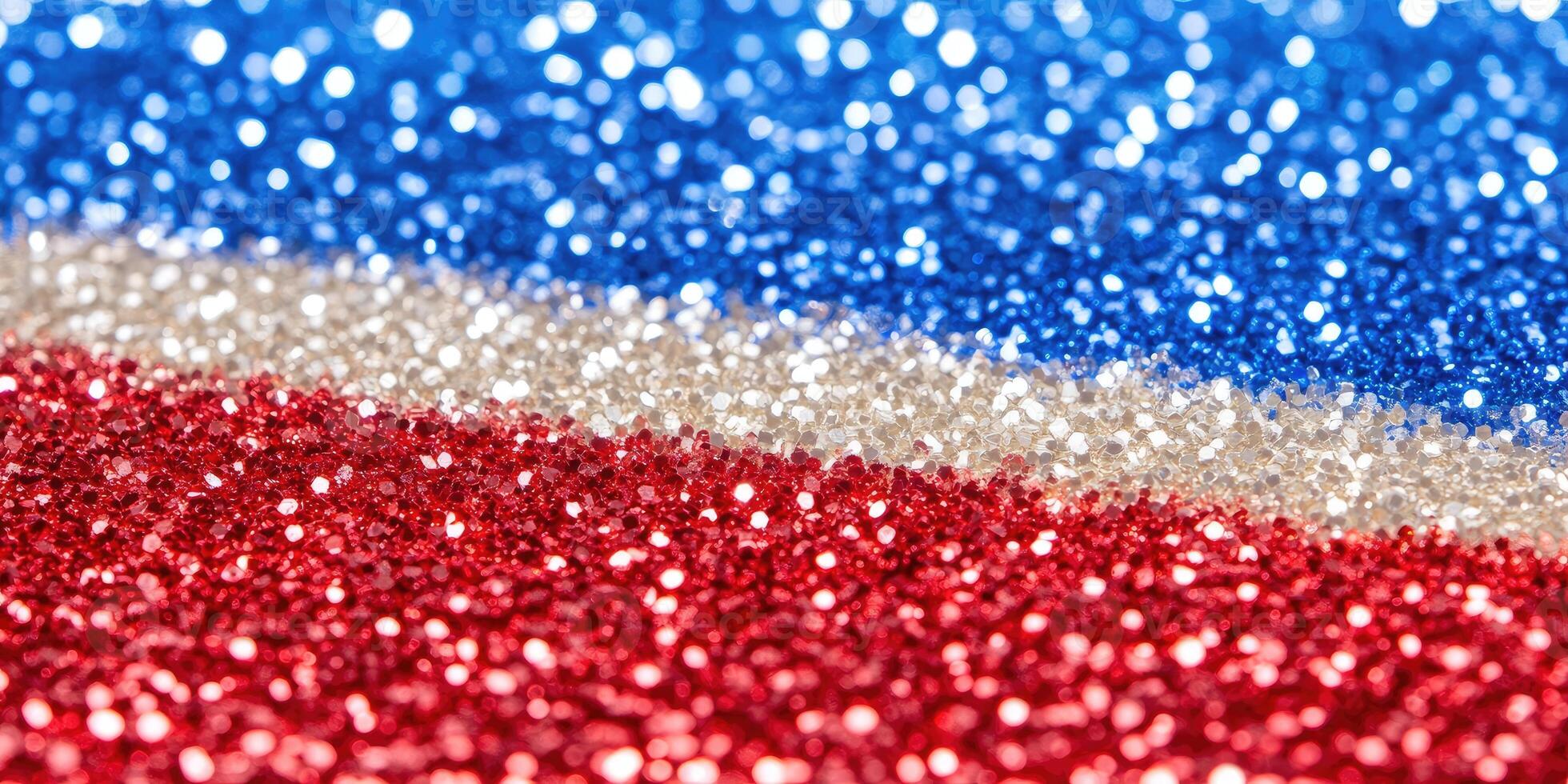 Patriotic Glitter Background photo