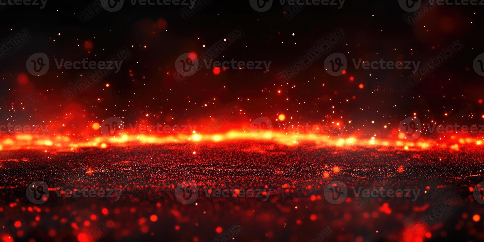 A red and black background with fire and sparks photo