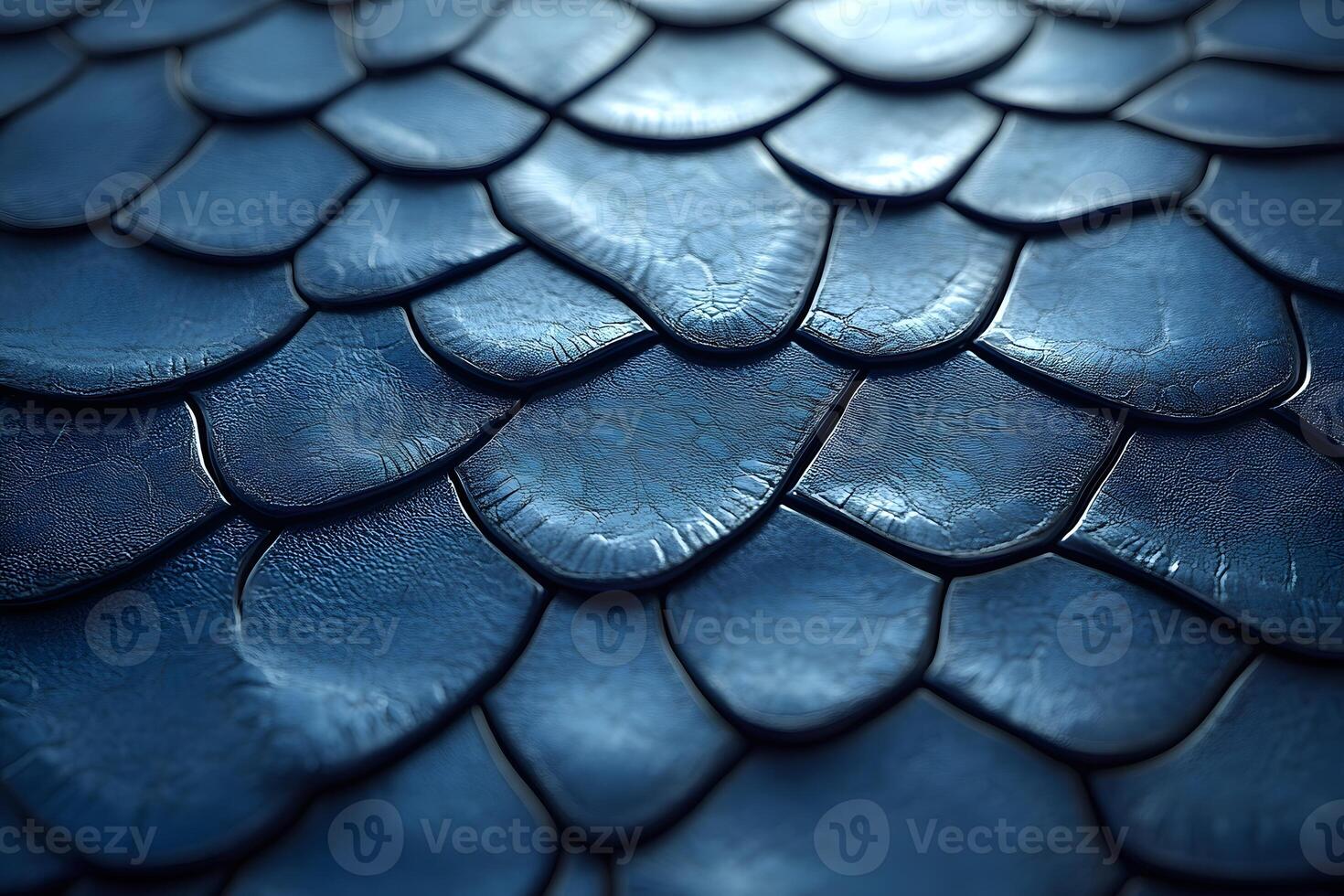 Blue Dragon Scales Texture - Fantasy Background for Design and Decoration photo