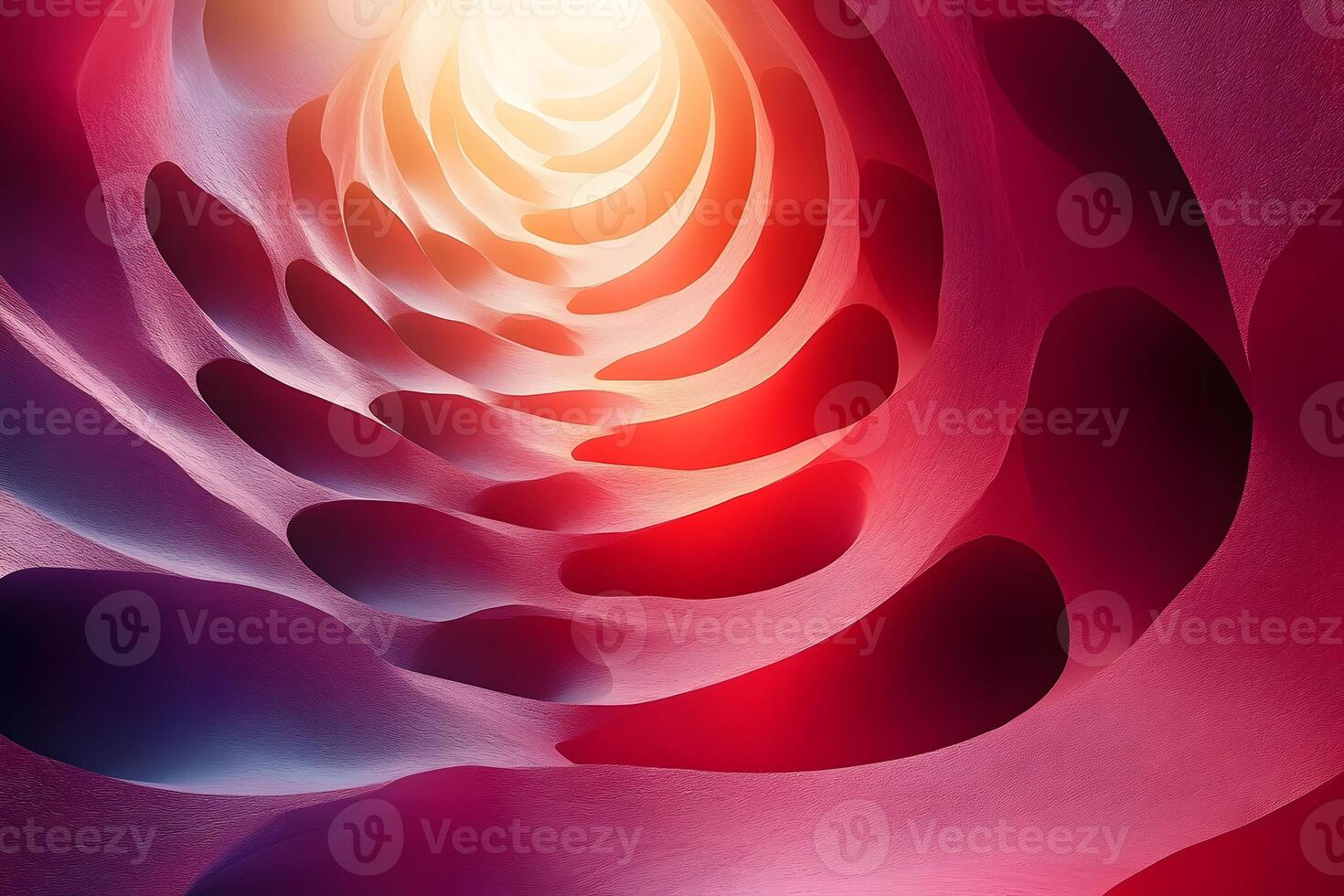 Vivid Abstract Spiral with Radiant Light for Creative Design and Background photo