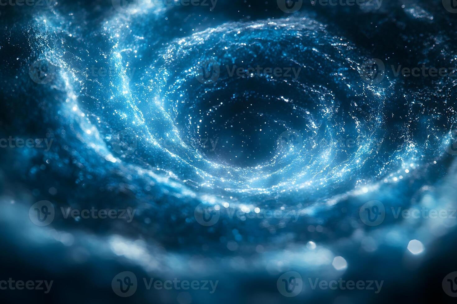 Mystical Cosmic Vortex Captivating Swirling Galaxy for Space Science Fiction Design photo