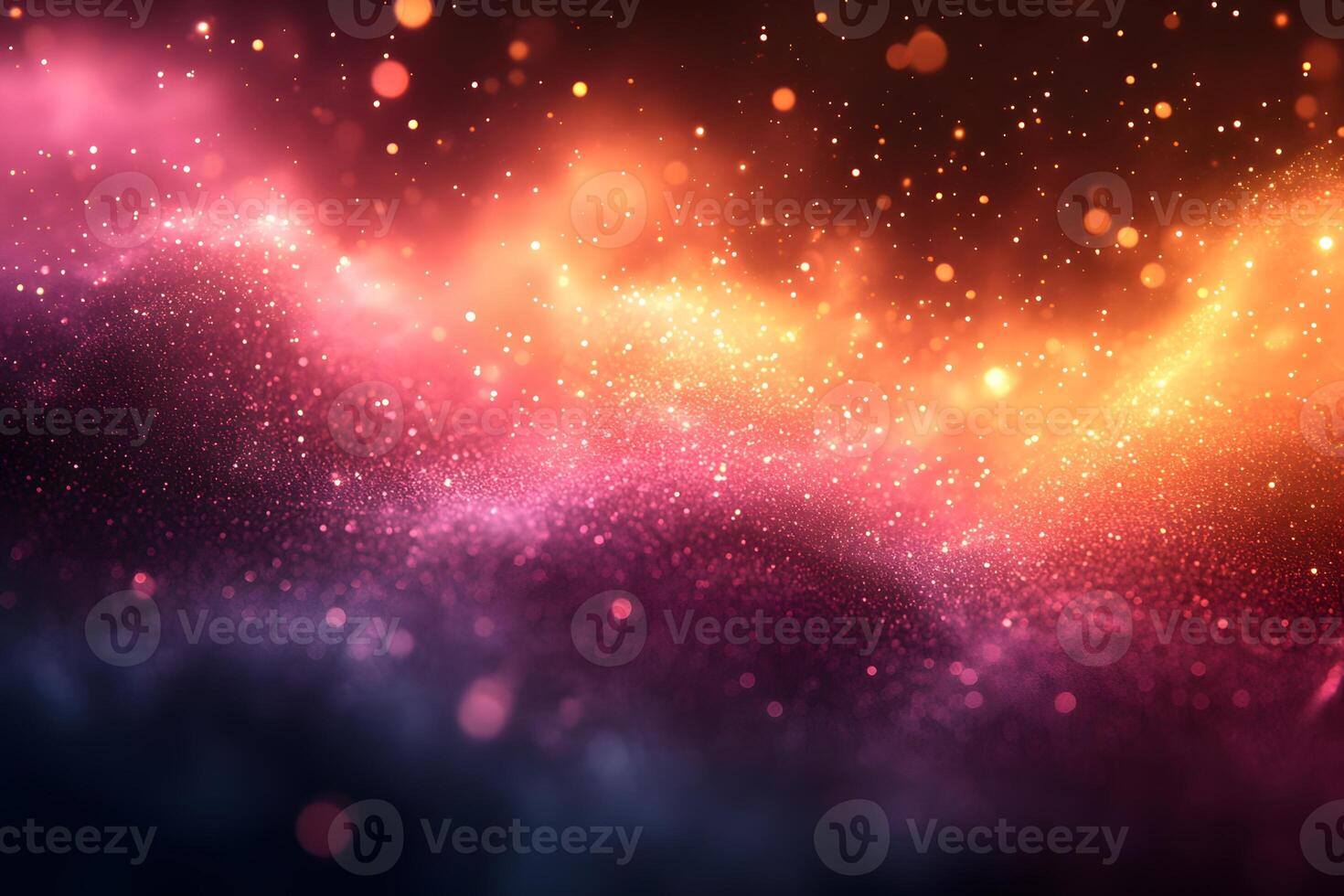 Vibrant Cosmic Nebula Abstract Design for Posters and Backgrounds photo