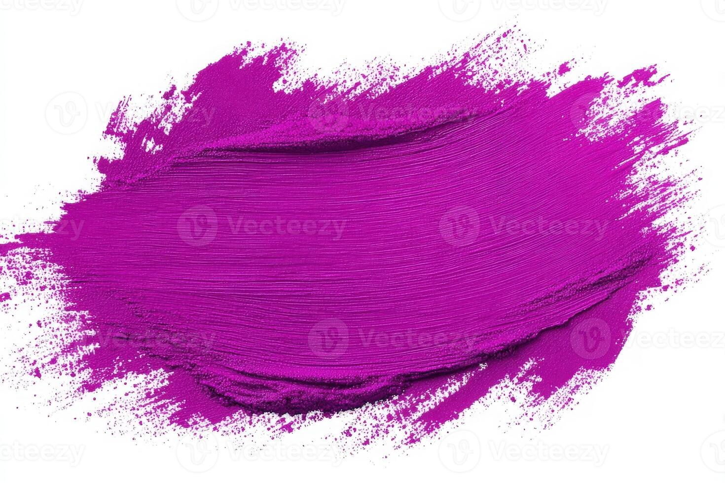 A bold magenta paint stroke stretches across a clean white canvas, showcasing a smooth texture and vivid color. This striking visual can inspire creativity in various artistic endeavors. photo