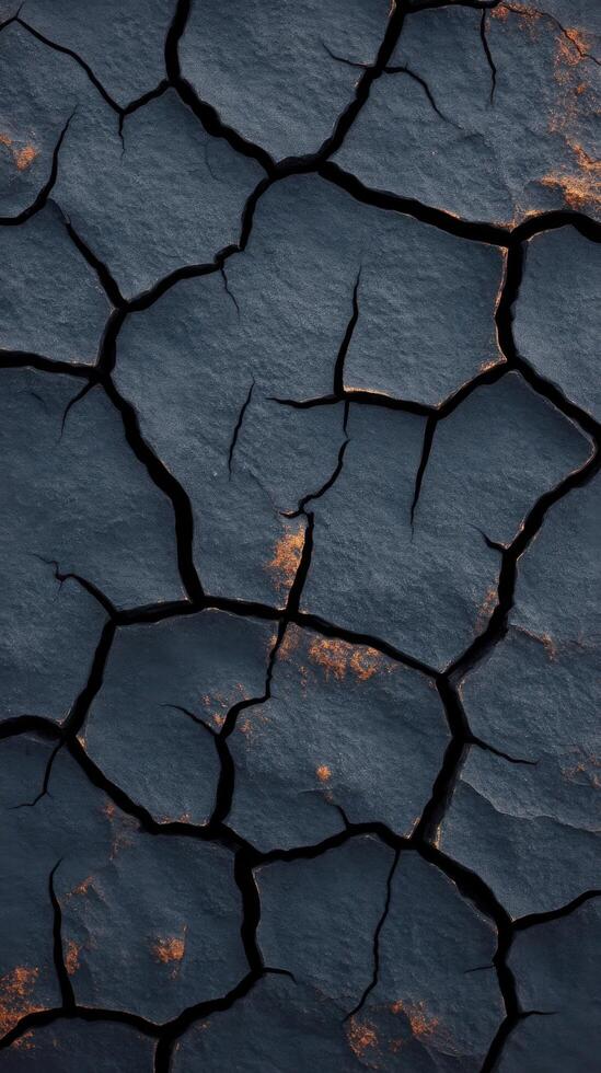 A Striking Visual of Cracked Earth, Capturing the Impact of Drought photo