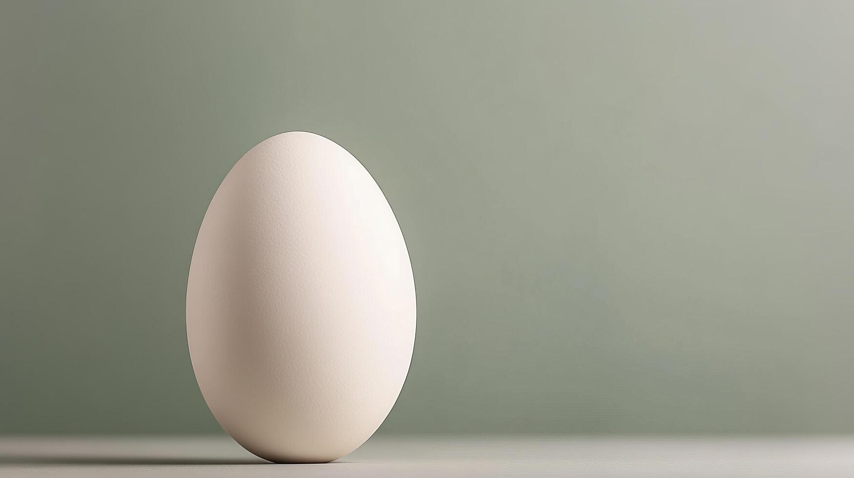 A Single, Pristine Egg A Minimalist Still Life, Simple Food Photography photo