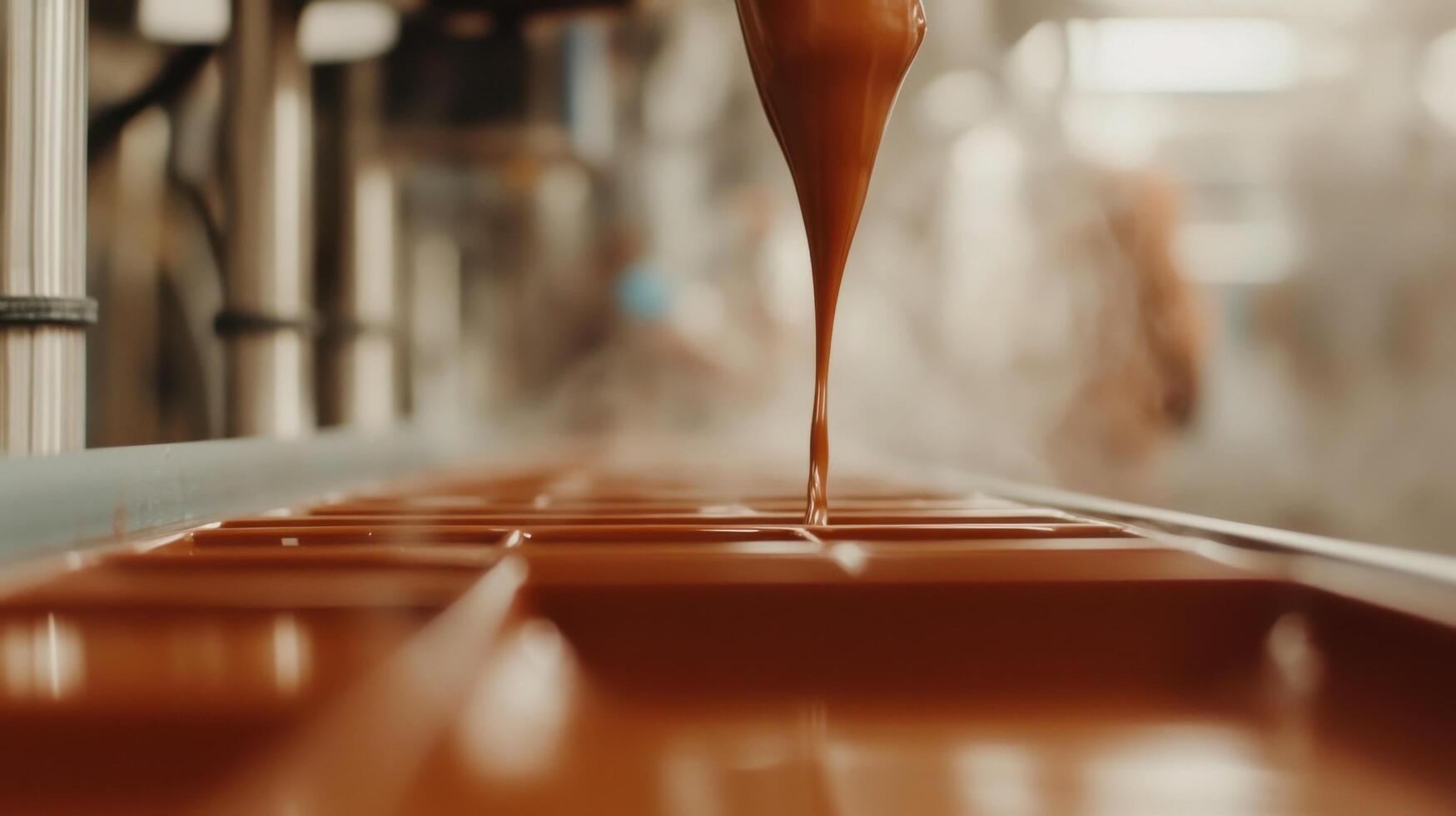 Artisan Chocolate Making A View of the Production Process. Indulge in the rich, smooth texture of this delectable treat, from bea photo