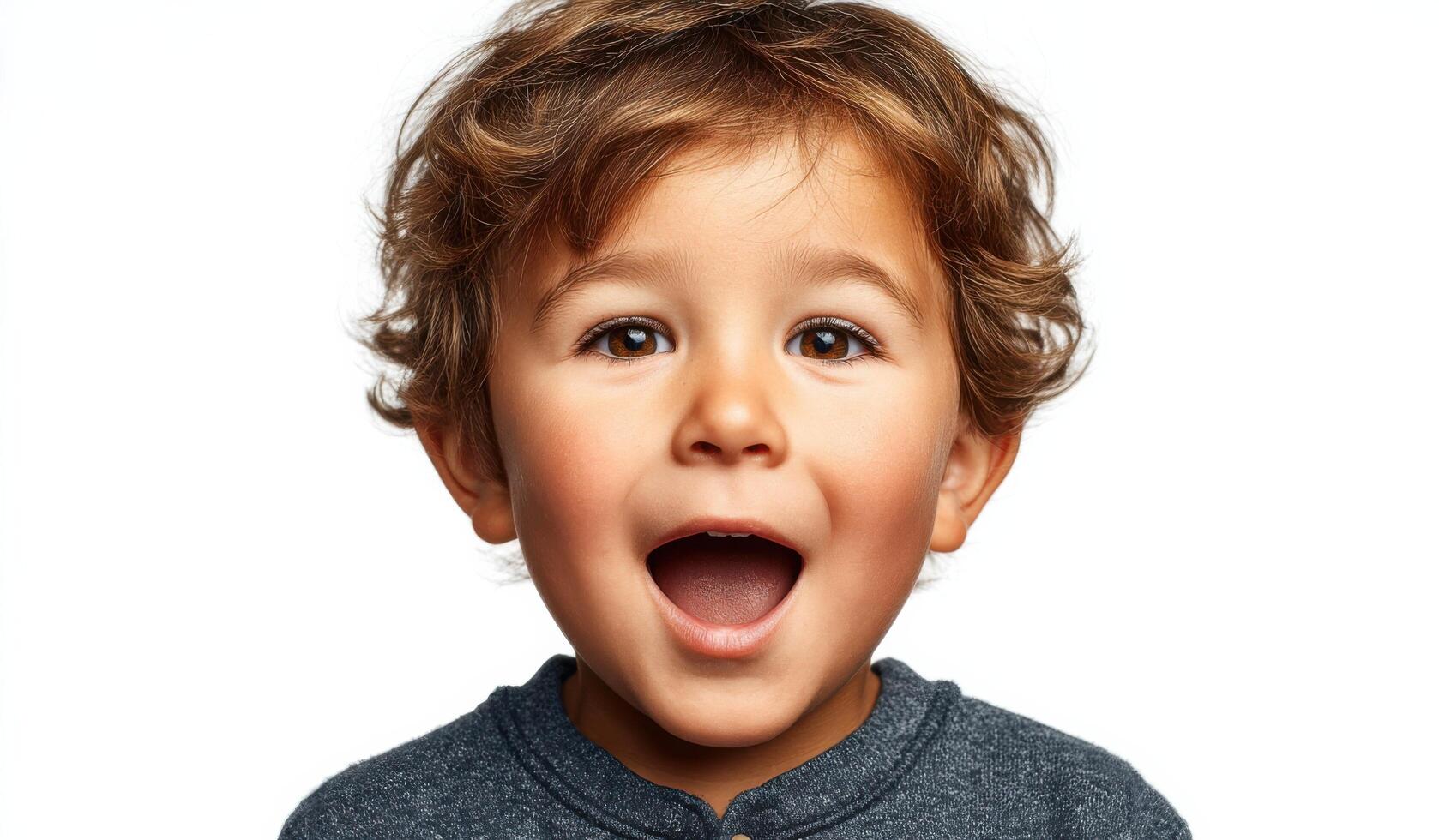 A Captivating Portrait of a Cheerful Toddler A Stunning Photo of a Happy Child with a Playful Expression, Showcasing Their Joy an