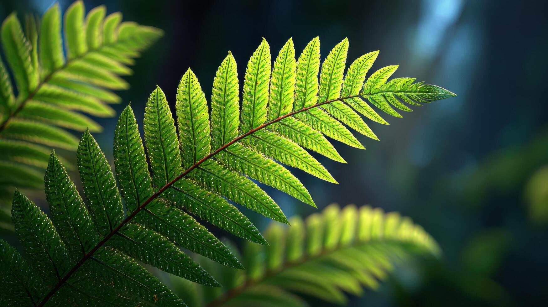 Lush Green Fern Leaves Photography of Vibrant Foliage, Botanical Details, and Natural Textures. Perfect for nature lovers and bot photo