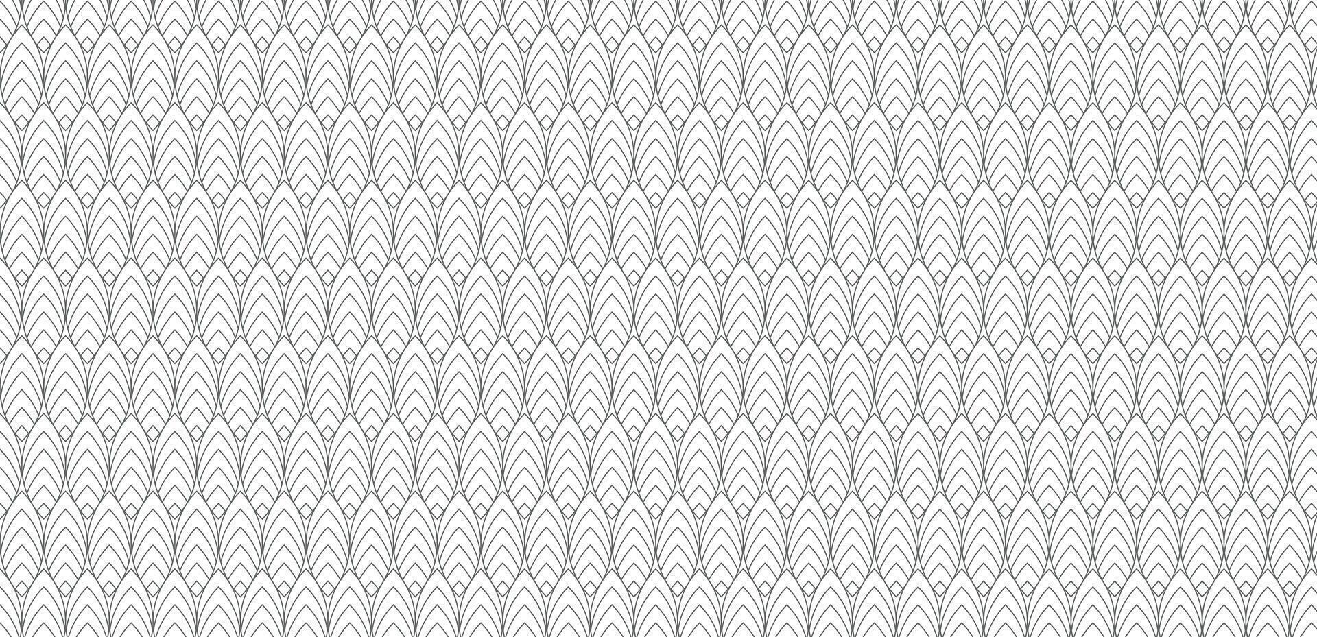 Seamless and Minimal Geometric Pattern Design in black and white vector