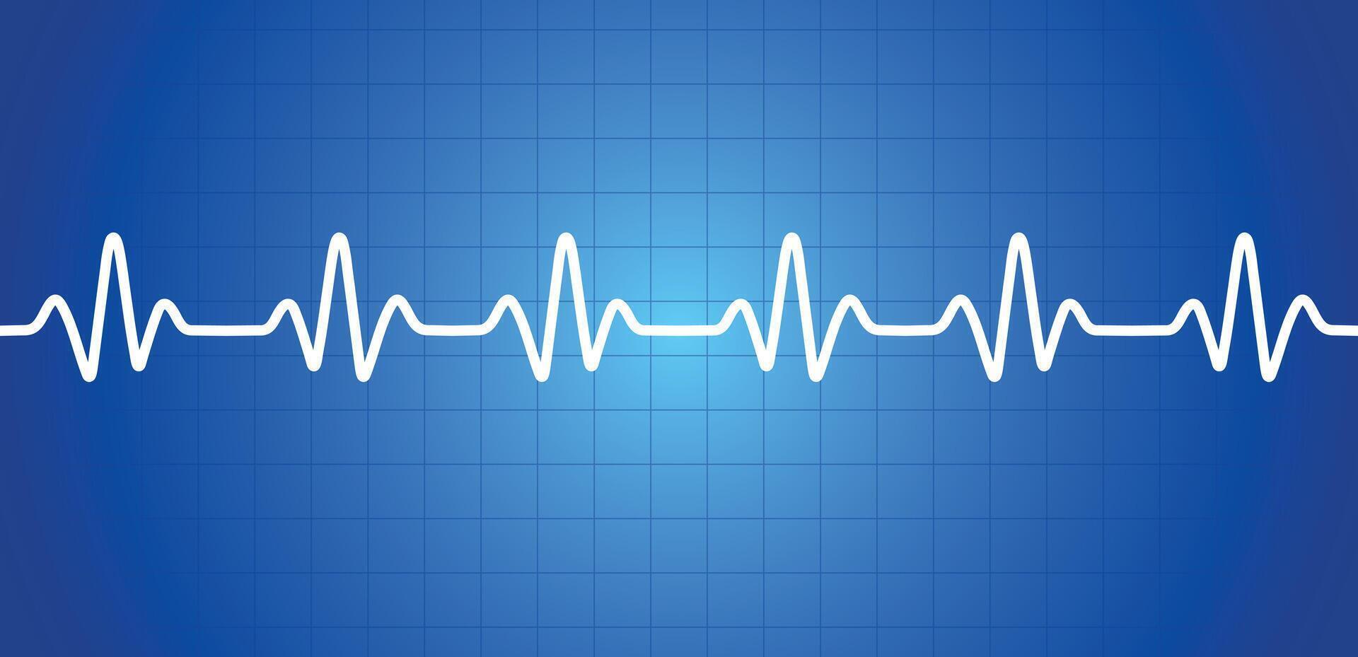 Pulse rate blue background stock illustrations vector