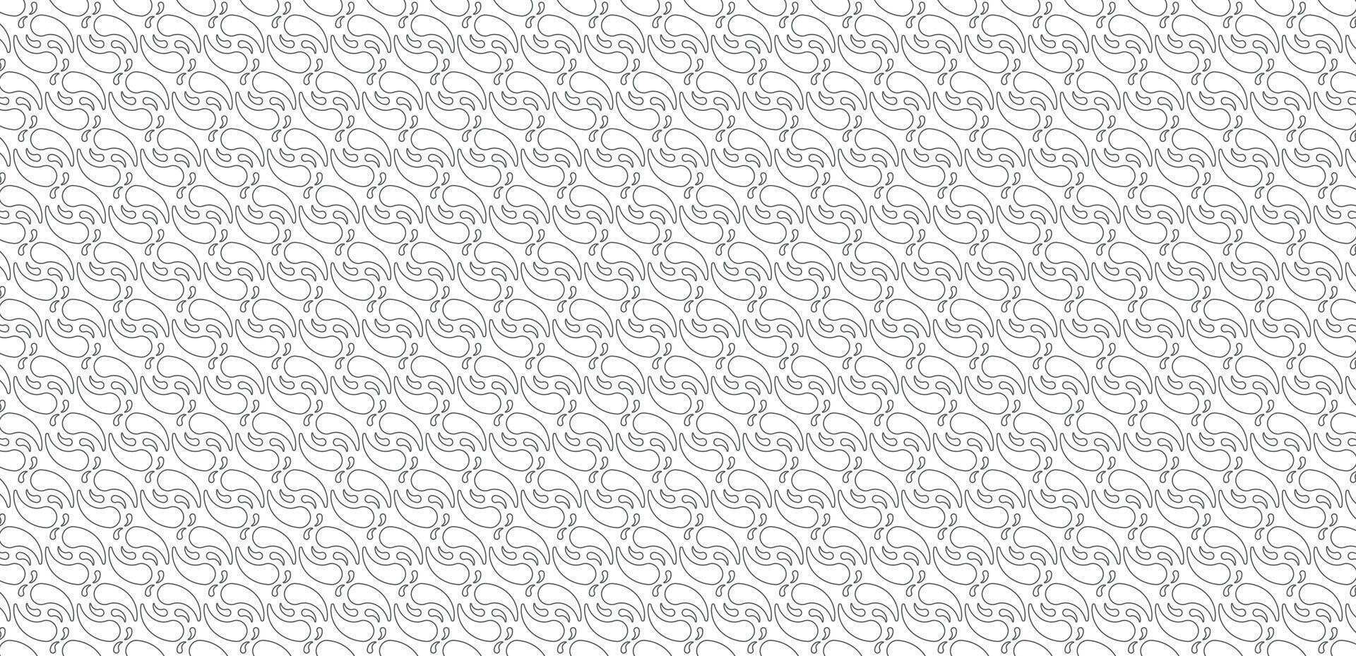 Line art fluid shapes seamless patterns illustration abstract background with graphic style liquid in motion tiling wallpaper vector