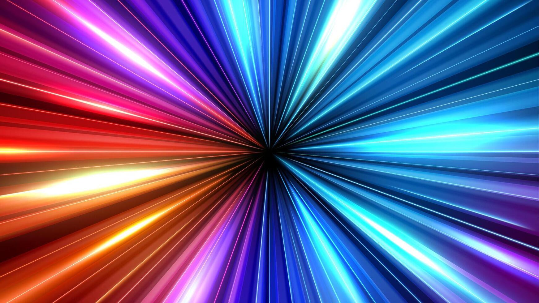 Dancing Lights, Abstract Motion Blur Through Timeless Exposure vector