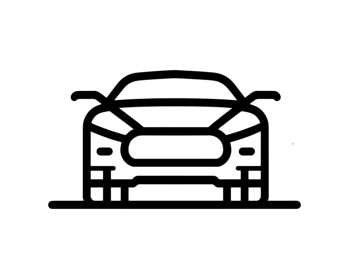 Simple Automotive Outline Logo vector