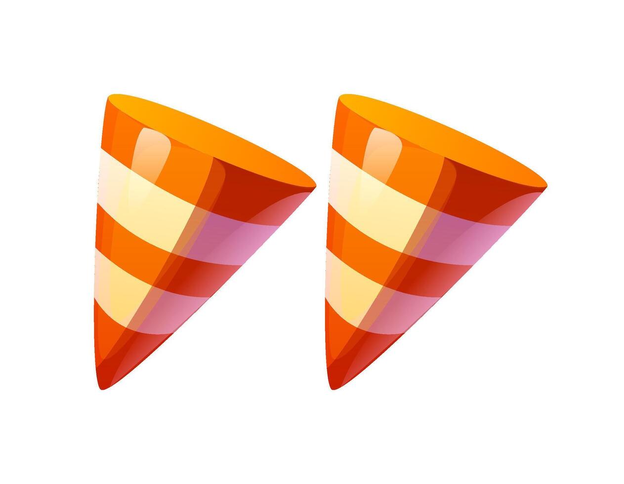 Auto racing font road cone quotation mark vector