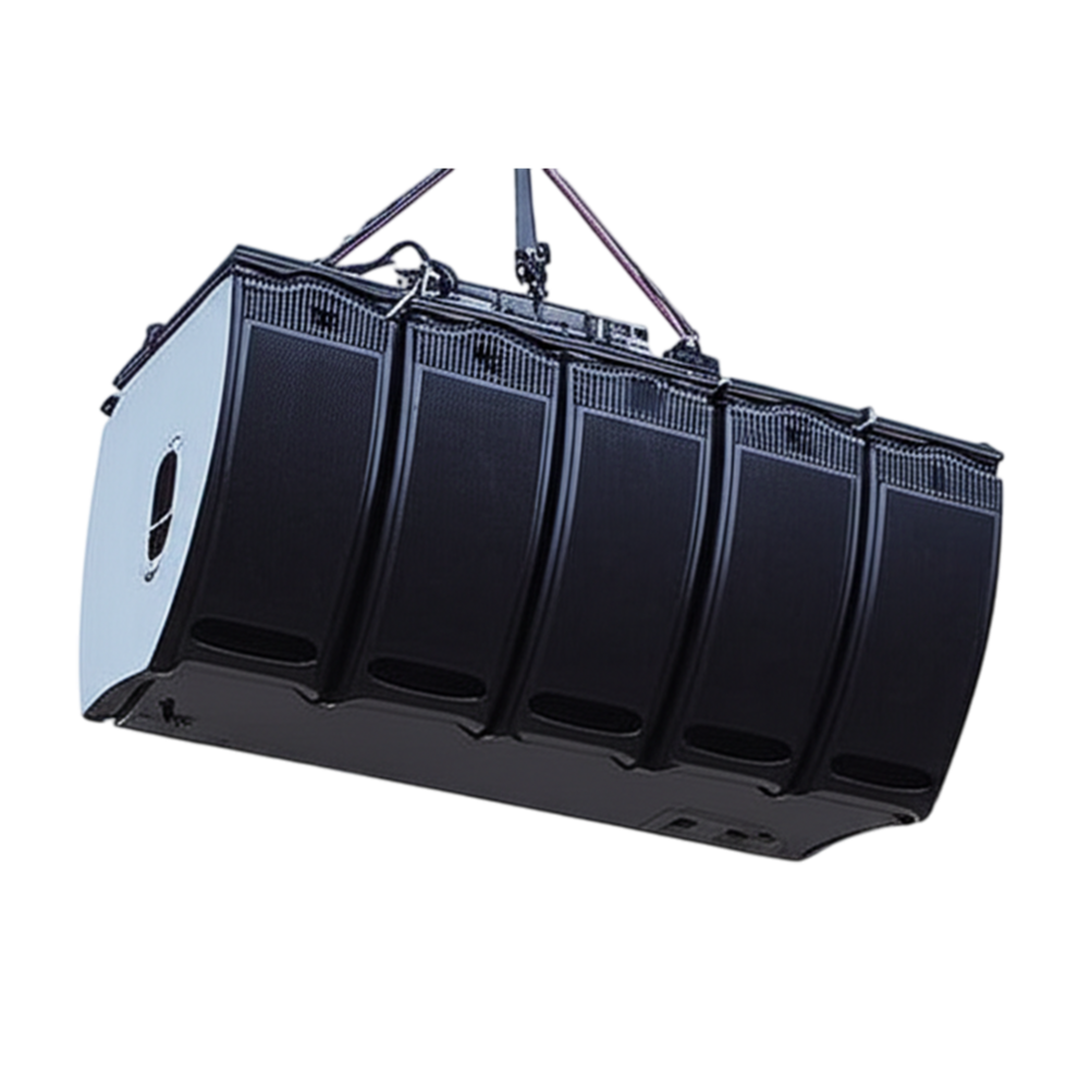 large speaker hanging from a ceiling png