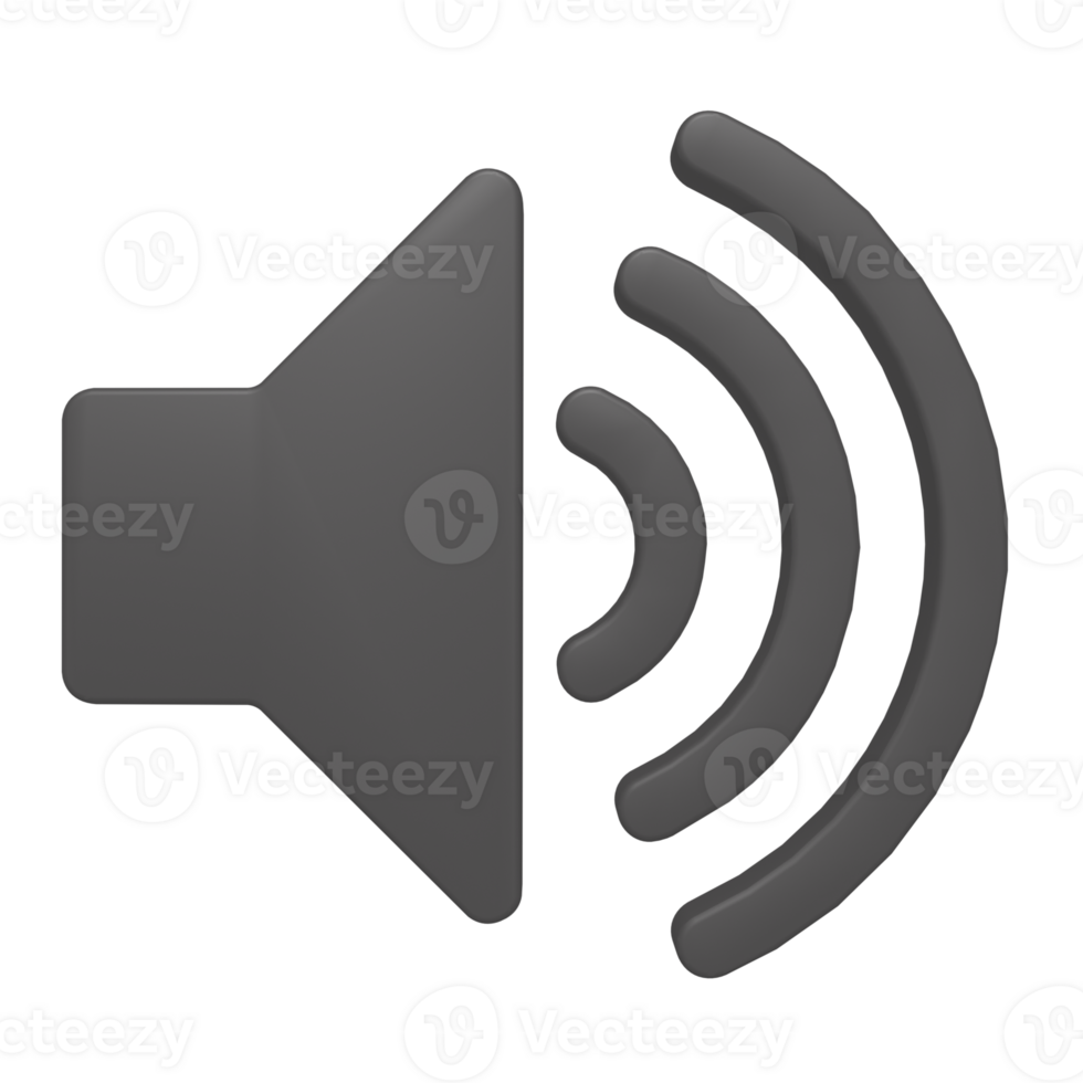 an icon of a speaker on a transparent background png