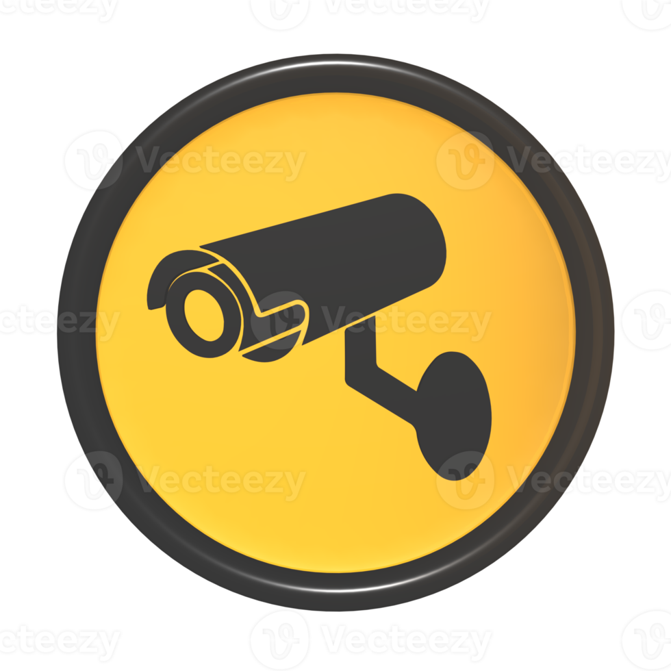 a yellow and black camera icon on a transparent background png