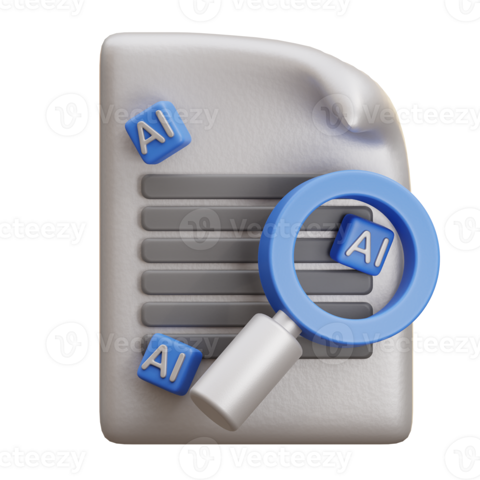 3D AI Document Search png